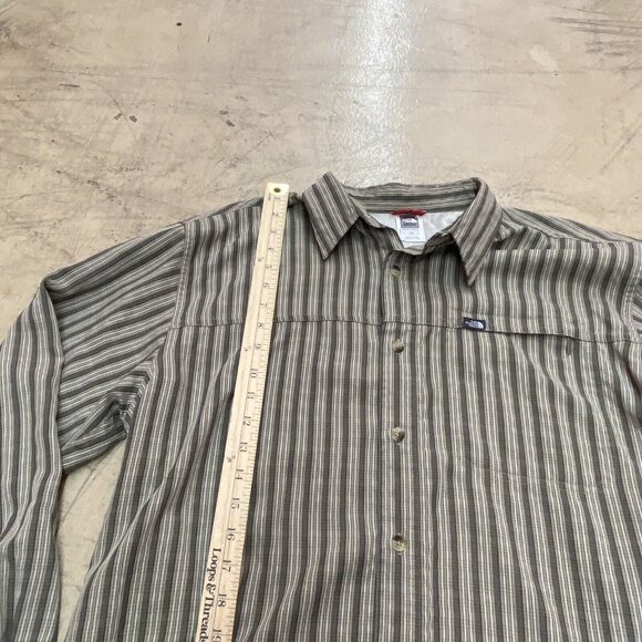 The North Face Brown Button Down Shirt Size Large - Picture 5 of 14